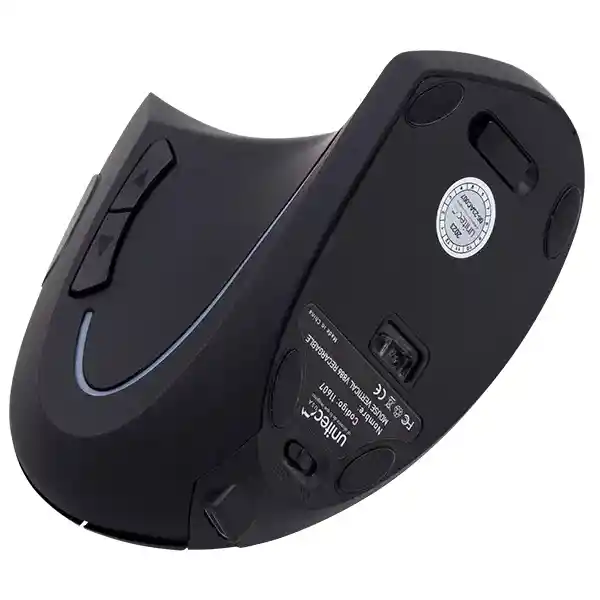 Mouse Inalámbrico Recargable Vertical Ergonómico Unitec V886