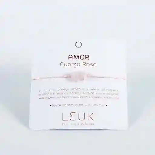 Manilla Amor Cuarzo Rosado