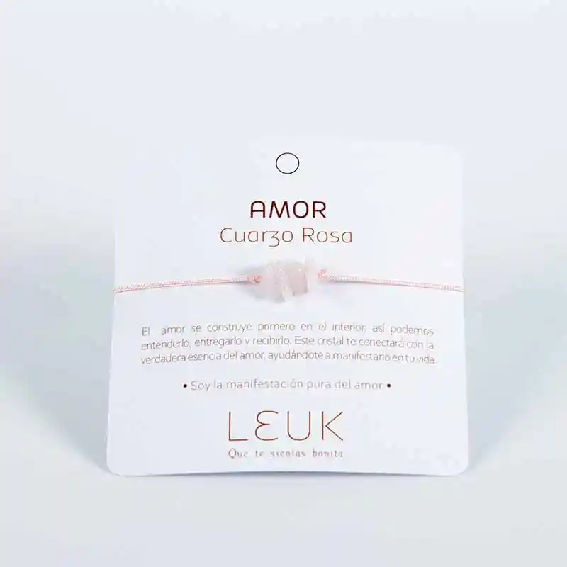 Manilla Amor Cuarzo Rosado