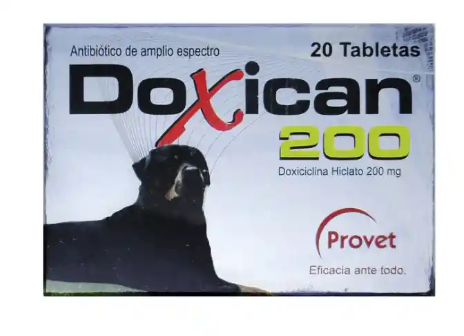 Doxican 200 Caja X 20 Tab (venta X Blister De 10 Tabs)