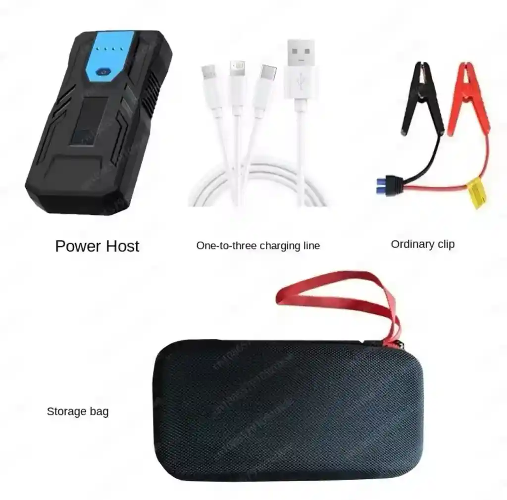 Kit Arrancador Bateria Auto Portatil 18000 Mah 12v					