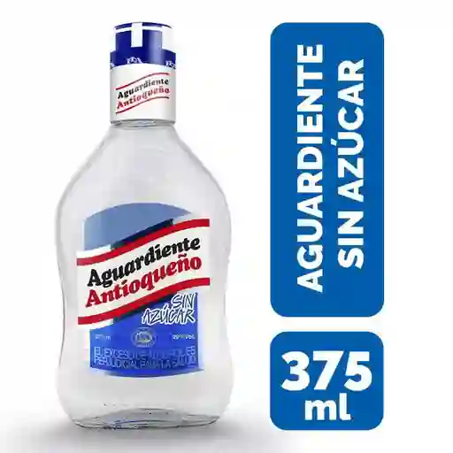 Aguardiente Antioqueño Sin Azucar 375 Ml