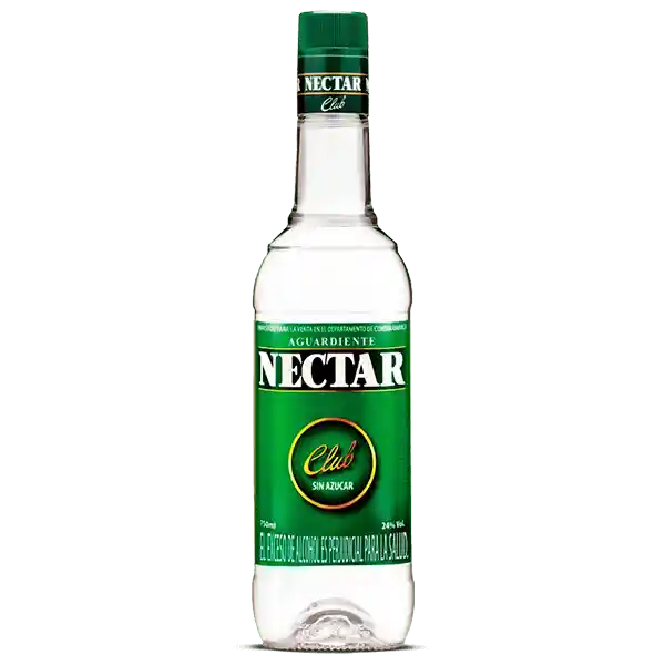Aguardiente Nectar Club Sin Azucar 750 Ml
