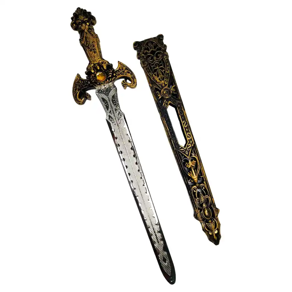 Set Gladiador X3 Gladiador Disfraz Guerrero Medieval Espada Con Funda Ref. 5257