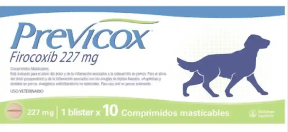 Previcox 227 Mg (1 Blister X 10 Comprimidos)