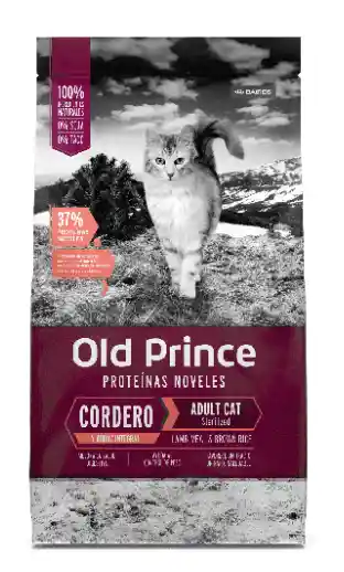 Old Prince Novel Para Gatos Cordero - Adultos Esterilizado 7.5 Kg