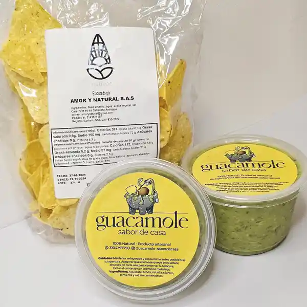 Guacamole 500 G + Nachos 200 G