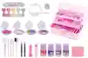 Kit Maquillaje Juguete Niñas Neceser 3 Niveles Portable