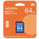 Adata Memoria Sd Clase 10 64 Gb