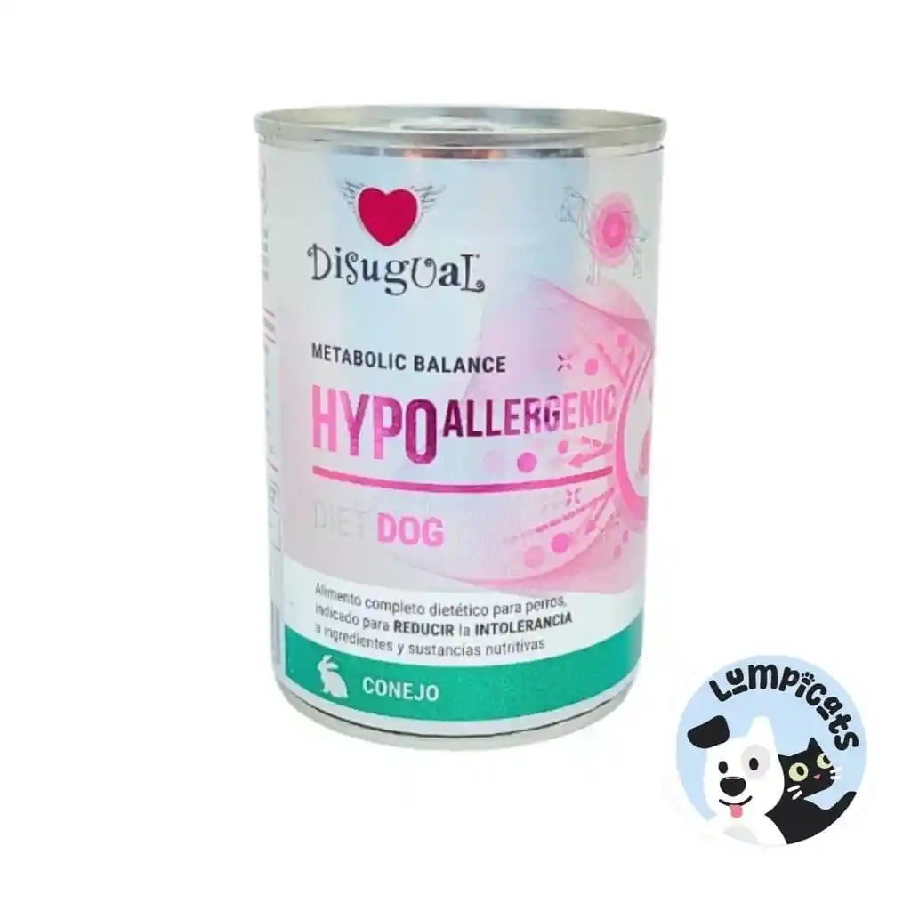 Disugualpara Perros Diet - Conejo Lata Por 400 Gr