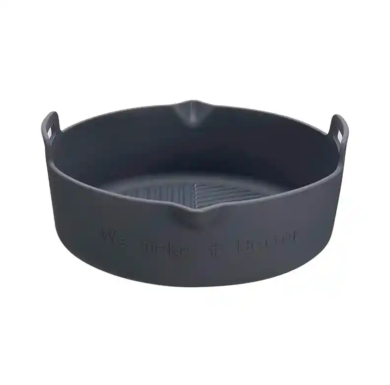 Molde De Silicona Para Airfryer Gris