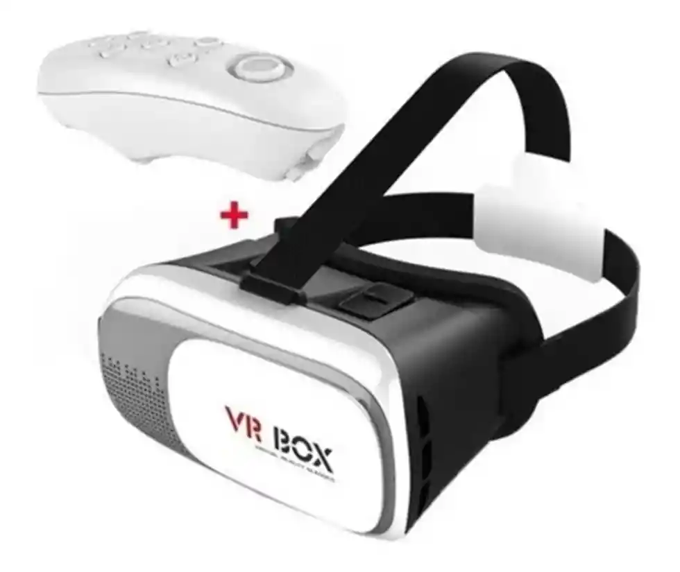 Gafas De Realidad Virtual Aumentada 3d Vr Box + Control Bluetooth