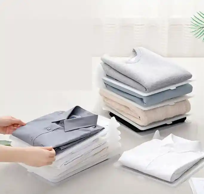 Organizador De Camisas X10 Gris