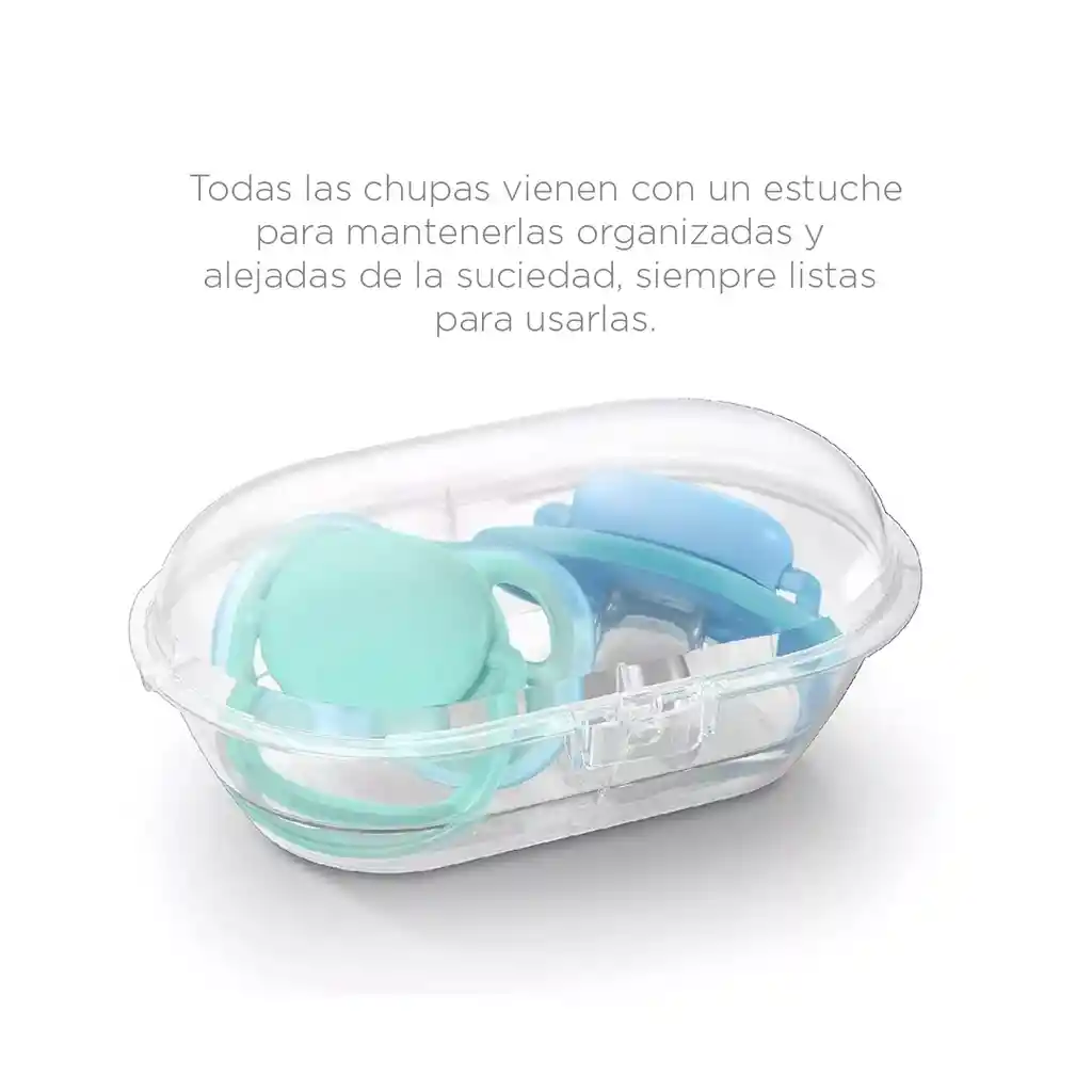 Chupas 0-6 Ultra Air X2, Ligeros Y Transpirables Para Niños De 0 A 6 Meses Sol Verde / Arcoíris - Philips Avent