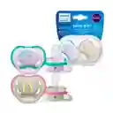 Chupas 0-6 Ultra Air X2, Ligeros Y Transpirables Para Niñas De 0 A 6 Meses Sol Lila / Arcoíris - Philips Avent