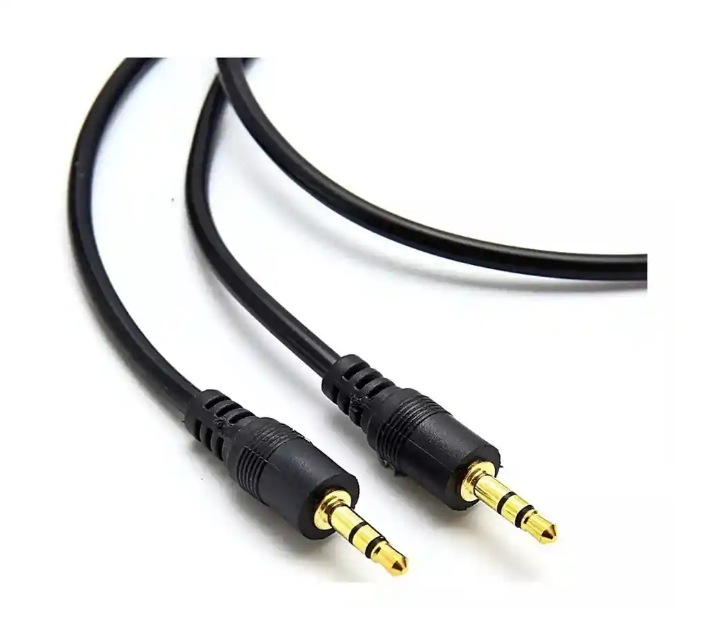 Cable Auxiliar De Audio Estéreo Plug 3.5mm 1x1 De 1.5 Metros