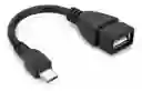 Convertidor Micro Usb Macho Con Usb Hembra Cable Adaptador