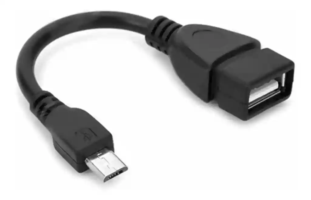 Convertidor Micro Usb Macho Con Usb Hembra Cable Adaptador