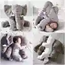 Almohada Con Diseño De Elefante, Antirreflujo, Tela 100% Antialérgica Sin Cobija Gris