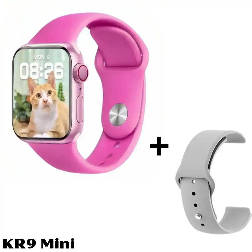 Reloj Inteligente Kr9 Mini Smart Watch Fucsia