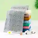 Manta Tejida Para Bebé En Algodón De Alta Calidad Beige