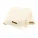 Manta Tejida Para Bebé En Algodón De Alta Calidad Beige