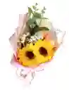 Ramo, Bouquet Girasoles Artificial Papel Coreano