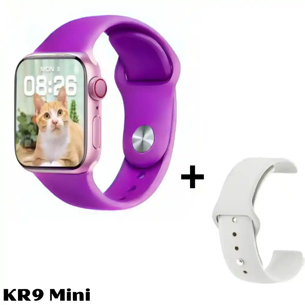 Reloj Inteligente Kr9 Mini Smart Watch Morado