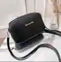 Hermoso Bolso Negro Con Correa Delgada Ajustable