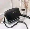 Hermoso Bolso Negro Con Correa Delgada Ajustable