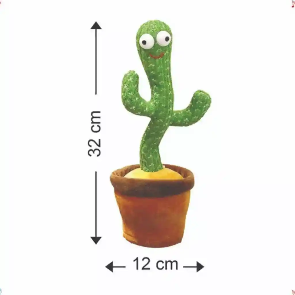 Cactus Bailarín Recargable Disfrazado