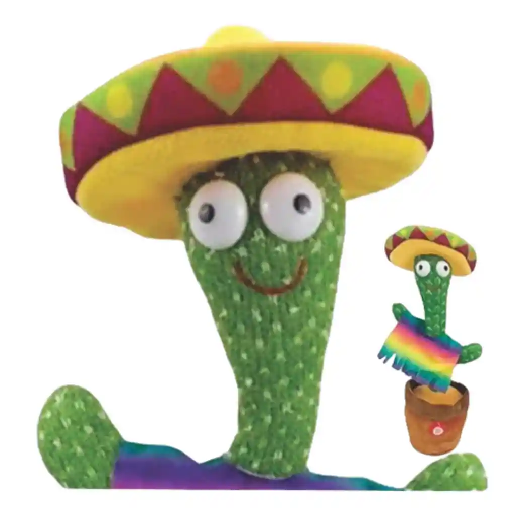 Cactus Bailarín Recargable Disfrazado
