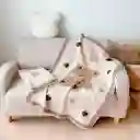 Cobija De Osito Para Bebé, Manta De Punto De Algodón, Ligera, Suave, Transpirable, Multifuncional Patrón De Ositos