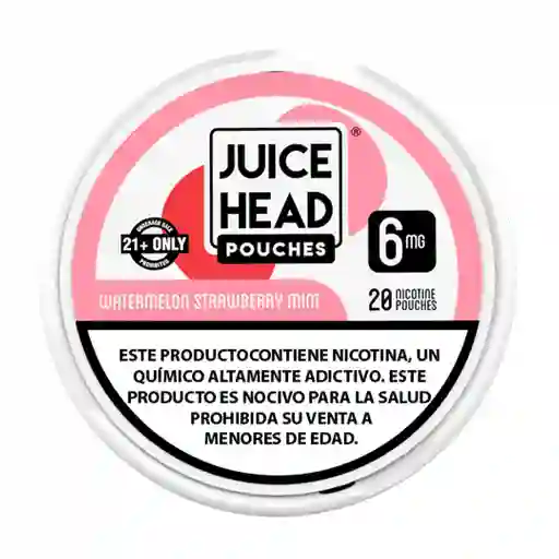 Juice Head - Pouches - Watermelon Strawberry Mint - 6mg