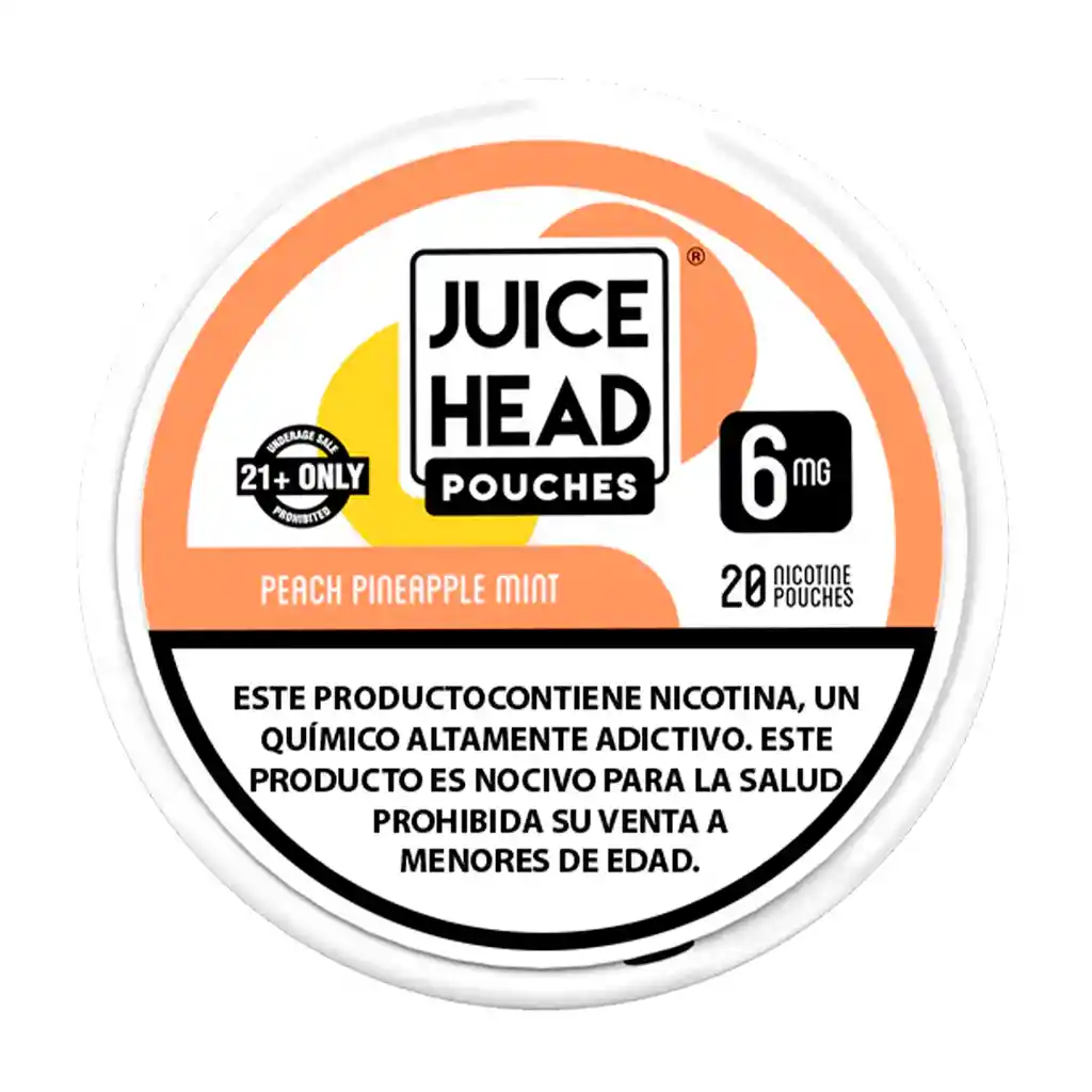 Juice Head - Pouches - Peach Pinneapple Mint - 6mg