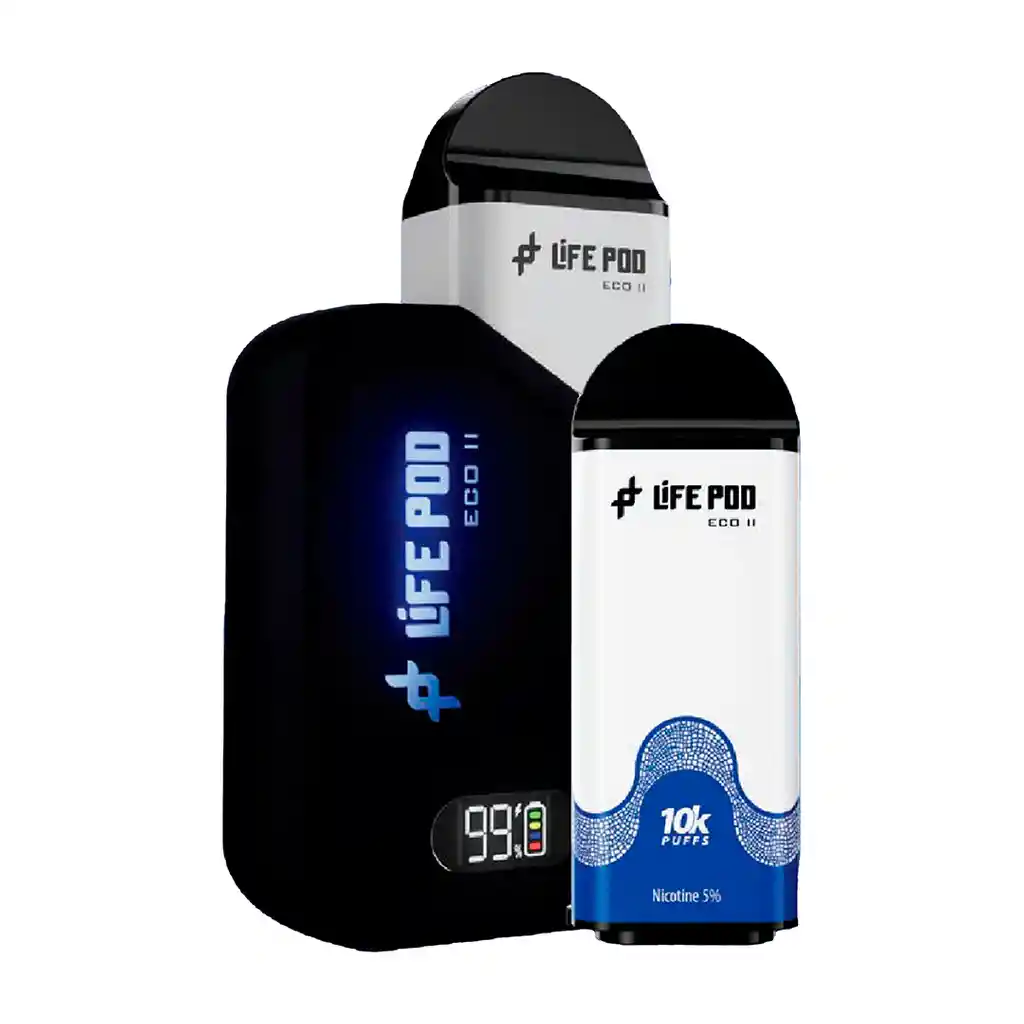 Eco Ii Kit - Life Pod - Menthol 10.000 Aspiraciones