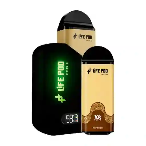 Eco Ii Kit - Life Pod - Tobacco Virginia 10.000 Aspiraciones