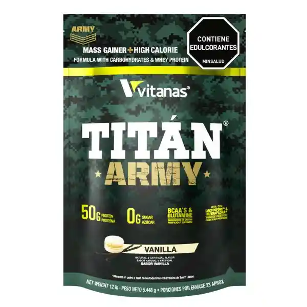 Titan Army 12lbs Sabor Vainilla