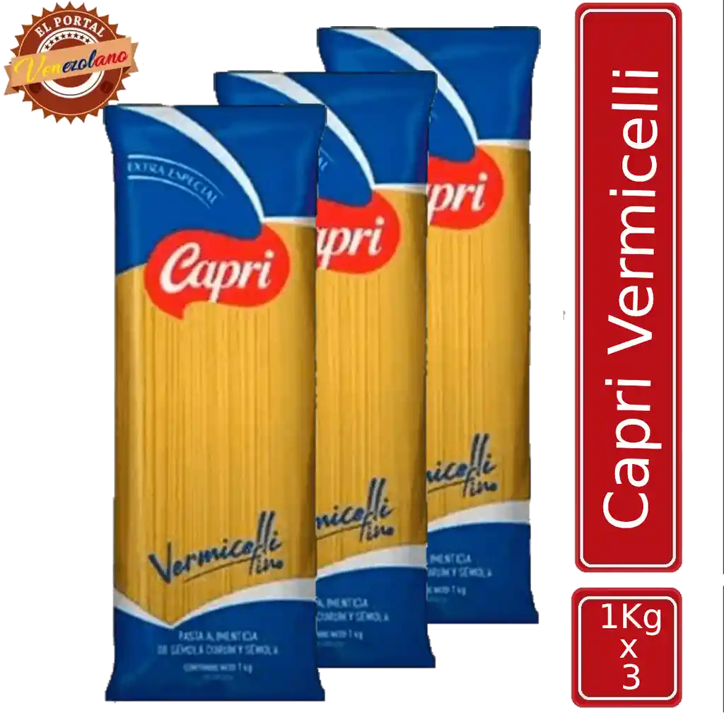 Pasta Premium Capri Venezuela X 3