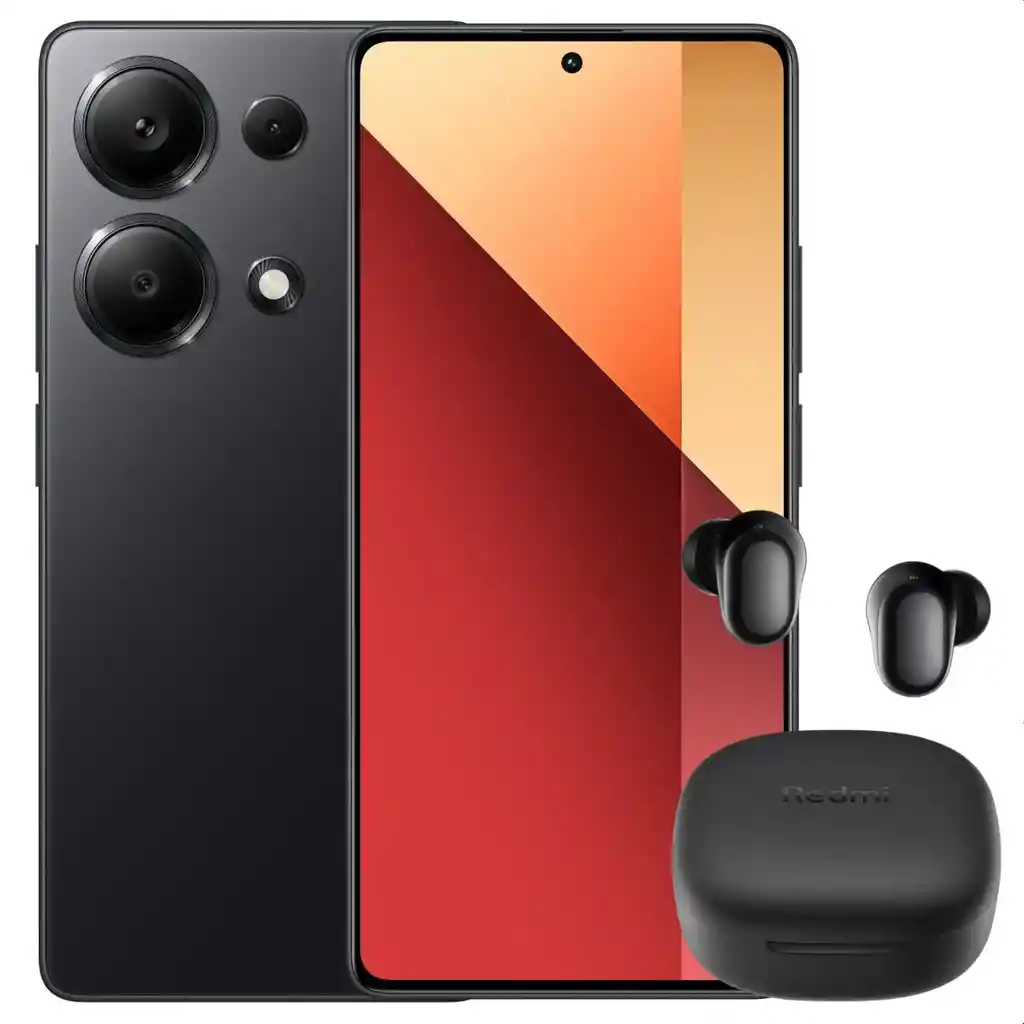 Celular Xiaomi Redmi Note 13 Pro 256gb /8gb Blk + Buds 6 Play