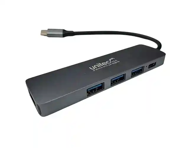 Hub Adaptador Usb C 5 En 1 Con Hdmi 4k Para Windows Y Mac