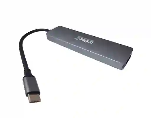 Hub Adaptador Usb C 5 En 1 Con Hdmi 4k Para Windows Y Mac
