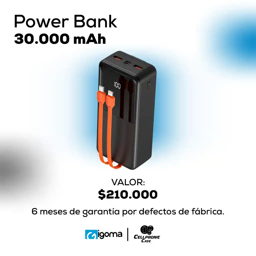 Power Bank 30.000 Mah
