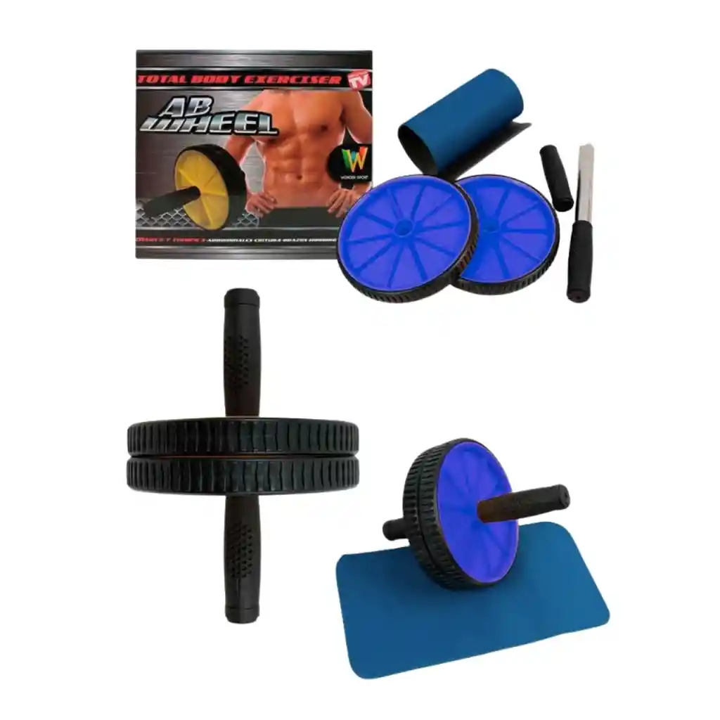Rueda Rodillo Abdominal Ab Roller Verde - Wonder