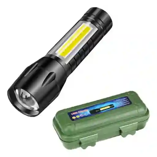 Mini Linterna Recargable Portátil Táctica Led Usb