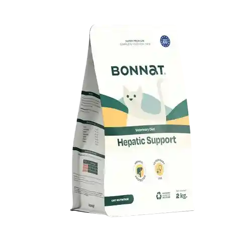 Alimento Seco Bonnat Veterinary Diet Feline Hepatic Suport 2kg