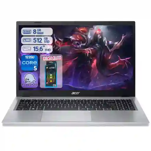 Computador Portatil Acer Intel Core I5-1235u Ram 8gb - 512gb 15 Fhd