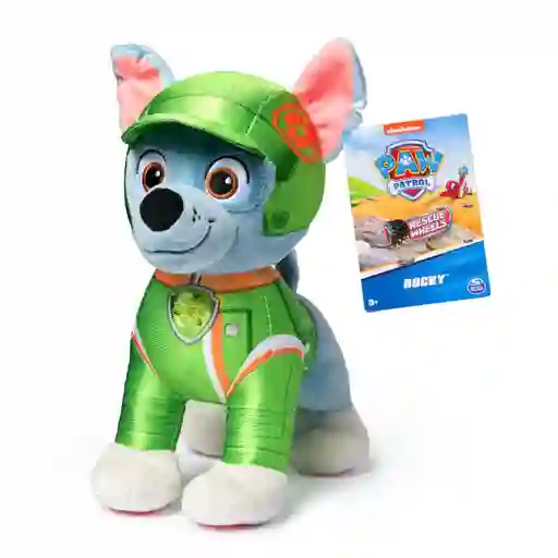 Paw Patrol Rescue Wheels Rocky Peluche