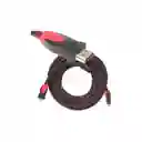 Cable Hdmi 3 Metros Mallado Unitec
