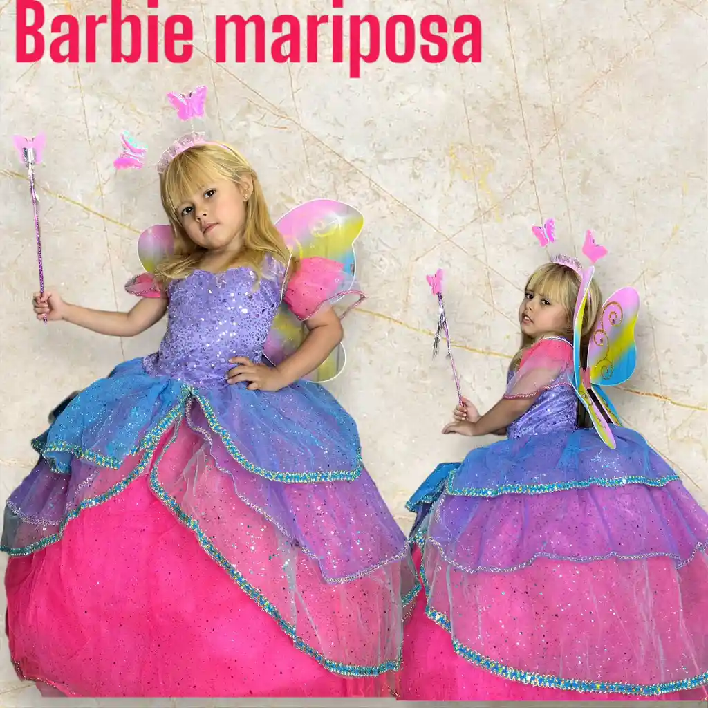 Disfraz Barbie Mariposa